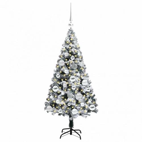 Mākslīgā Ziemassvētku Eglīte Su 150 Led Ar Statīvu Zaļa 120 Cm Vidaxl