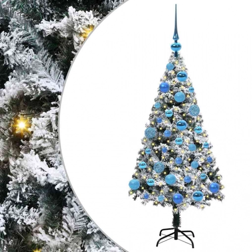 Mākslīgā Ziemassvētku Eglīte Su 150 Led Ar Statīvu Zaļa 120 Cm Vidaxl