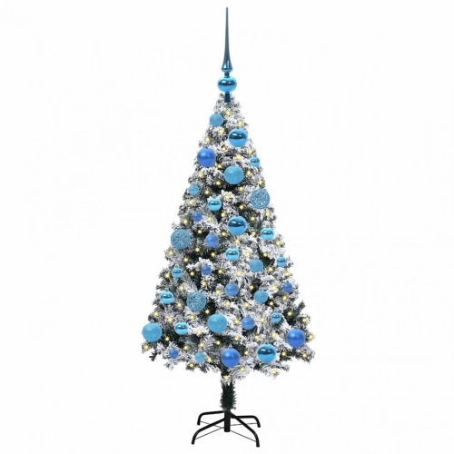 Mākslīgā Ziemassvētku Eglīte Su 150 Led Ar Statīvu Zaļa 120 Cm Vidaxl