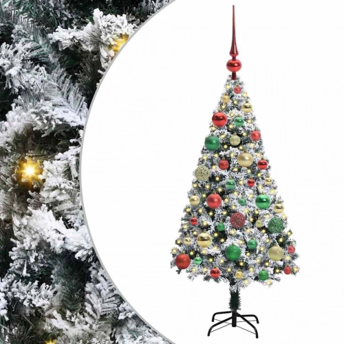 Mākslīgā Ziemassvētku Eglīte Su 150 Led Ar Statīvu Zaļa 120 Cm Vidaxl