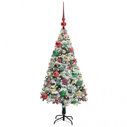 Mākslīgā Ziemassvētku Eglīte Su 150 Led Ar Statīvu Zaļa 120 Cm Vidaxl