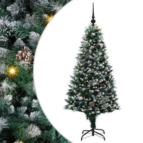 Mākslīgā Ziemassvētku Eglīte Su 150 Led Ar Statīvu Zaļa 150 Cm Vidaxl