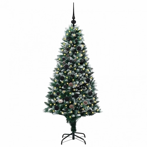 Mākslīgā Ziemassvētku Eglīte Su 150 Led Ar Statīvu Zaļa 150 Cm Vidaxl