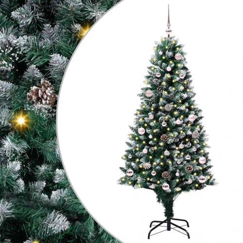 Mākslīgā Ziemassvētku Eglīte Su 150 Led Ar Statīvu Zaļa 150 Cm Vidaxl