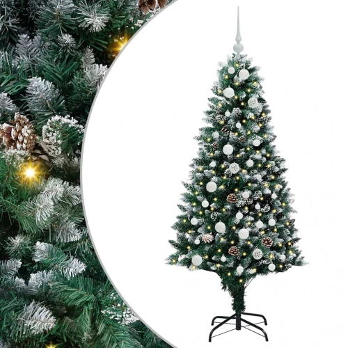 Mākslīgā Ziemassvētku Eglīte Su 150 Led Ar Statīvu Zaļa 150 Cm Vidaxl
