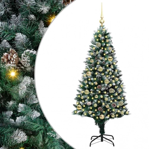 Mākslīgā Ziemassvētku Eglīte Su 150 Led Ar Statīvu Zaļa 150 Cm Vidaxl