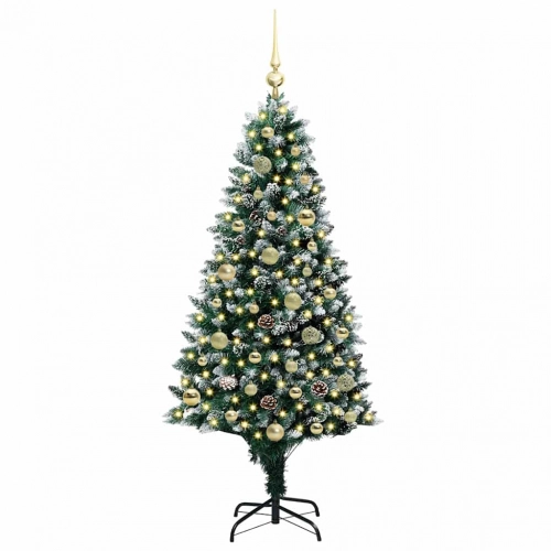 Mākslīgā Ziemassvētku Eglīte Su 150 Led Ar Statīvu Zaļa 150 Cm Vidaxl