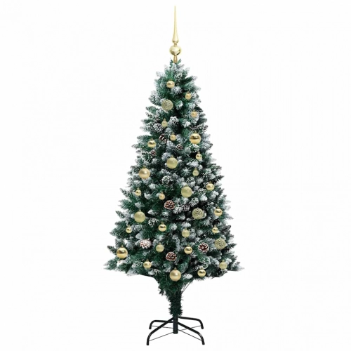 Mākslīgā Ziemassvētku Eglīte Su 150 Led Ar Statīvu Zaļa 150 Cm Vidaxl