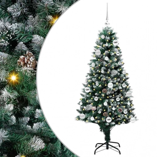 Mākslīgā Ziemassvētku Eglīte Su 150 Led Ar Statīvu Zaļa 150 Cm Vidaxl