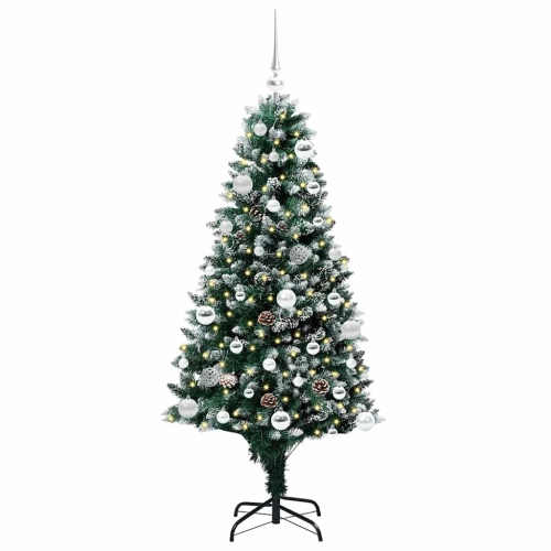 Mākslīgā Ziemassvētku Eglīte Su 150 Led Ar Statīvu Zaļa 150 Cm Vidaxl