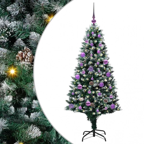 Mākslīgā Ziemassvētku Eglīte Su 150 Led Ar Statīvu Zaļa 150 Cm Vidaxl