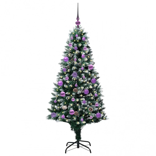Mākslīgā Ziemassvētku Eglīte Su 150 Led Ar Statīvu Zaļa 150 Cm Vidaxl