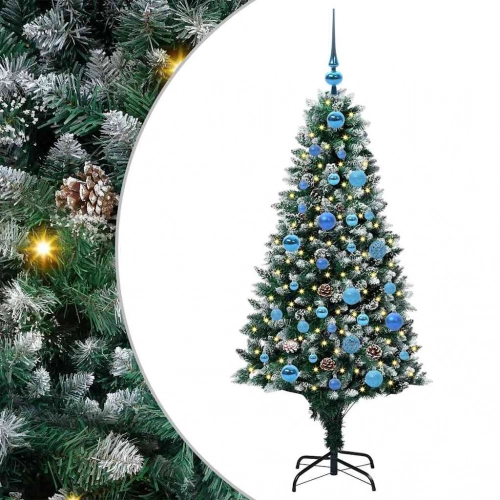 Mākslīgā Ziemassvētku Eglīte Su 150 Led Ar Statīvu Zaļa 150 Cm Vidaxl