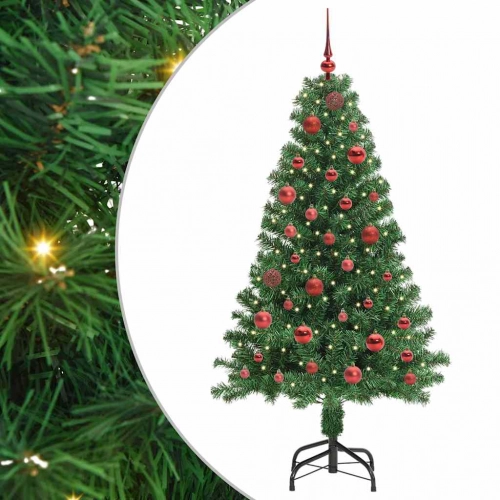 Mākslīgā Ziemassvētku Eglīte Su 150 Led Ar Statīvu Zaļa 150 Cm Vidaxl