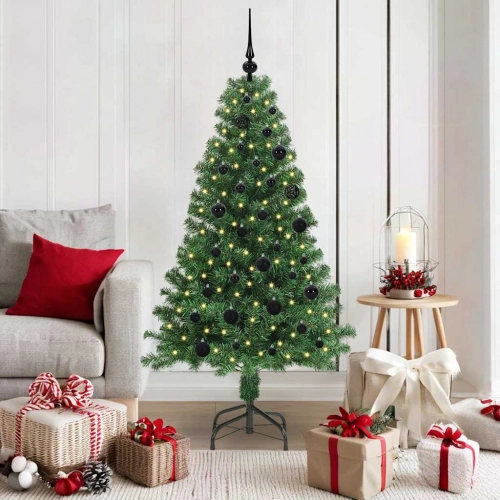 Mākslīgā Ziemassvētku Eglīte Su 150 Led Ar Statīvu Zaļa 150 Cm Vidaxl