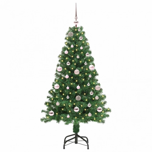 Mākslīgā Ziemassvētku Eglīte Su 150 Led Ar Statīvu Zaļa 150 Cm Vidaxl