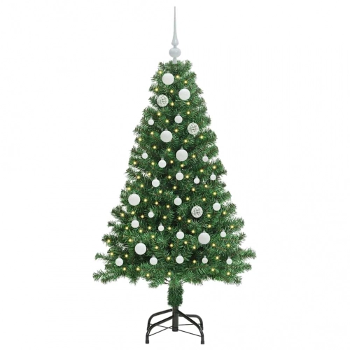 Mākslīgā Ziemassvētku Eglīte Su 150 Led Ar Statīvu Zaļa 150 Cm Vidaxl