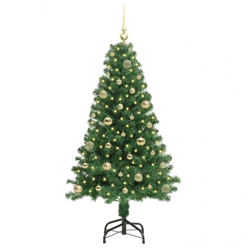 Mākslīgā Ziemassvētku Eglīte Su 150 Led Ar Statīvu Zaļa 150 Cm Vidaxl