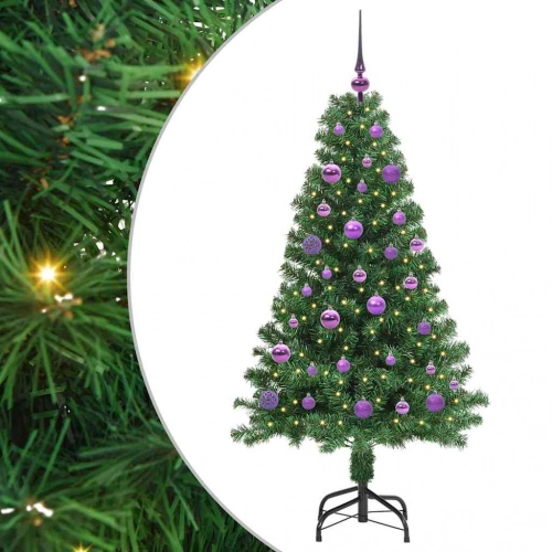 Mākslīgā Ziemassvētku Eglīte Su 150 Led Ar Statīvu Zaļa 150 Cm Vidaxl
