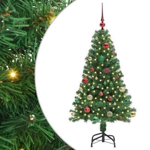 Mākslīgā Ziemassvētku Eglīte Su 150 Led Ar Statīvu Zaļa 150 Cm Vidaxl