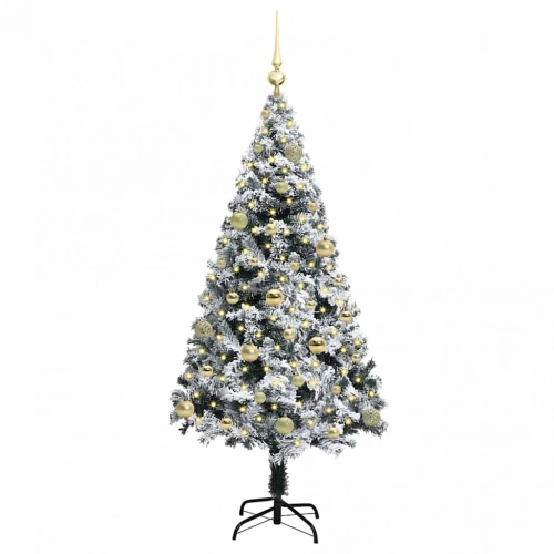 Mākslīgā Ziemassvētku Eglīte Su 150 Led Ar Statīvu Zaļa 150 Cm Vidaxl