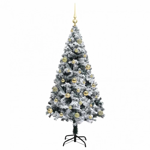 Mākslīgā Ziemassvētku Eglīte Su 150 Led Ar Statīvu Zaļa 150 Cm Vidaxl