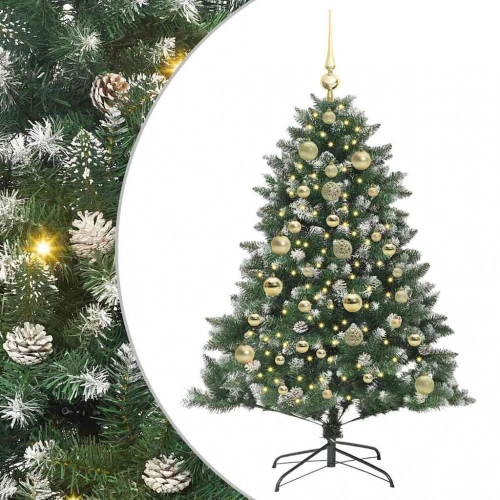 Mākslīgā Ziemassvētku Eglīte Su 150 Led Zaļa 105 X 105 X 150 Cm Vidaxl