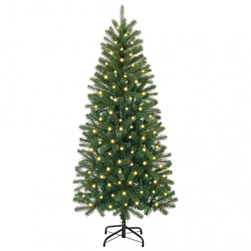 Mākslīgā Ziemassvētku Eglīte Su 150 Led Zaļa 120 Cm Pe Un Pvc Vidaxl