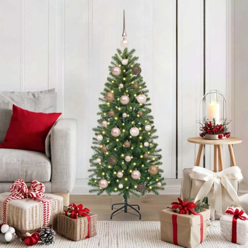 Mākslīgā Ziemassvētku Eglīte Su 150 Led Zaļa 120 Cm Pe Un Pvc Vidaxl