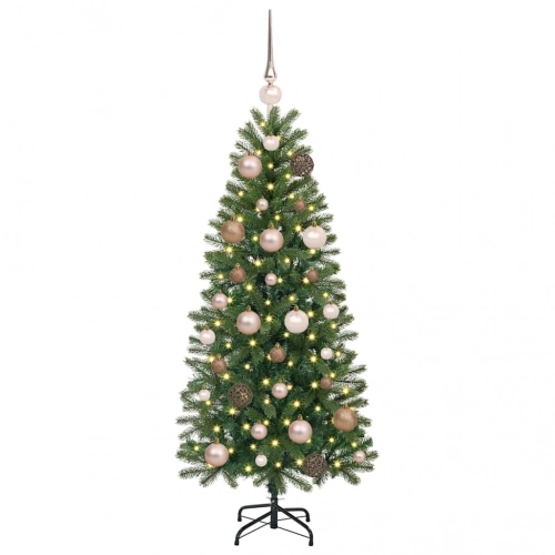 Mākslīgā Ziemassvētku Eglīte Su 150 Led Zaļa 120 Cm Pe Un Pvc Vidaxl