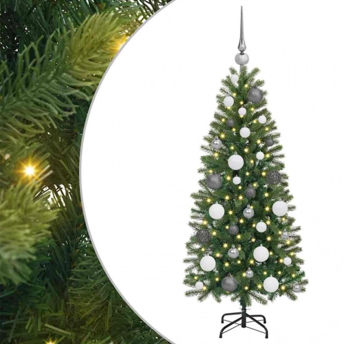 Mākslīgā Ziemassvētku Eglīte Su 150 Led Zaļa 120 Cm Pe Un Pvc Vidaxl