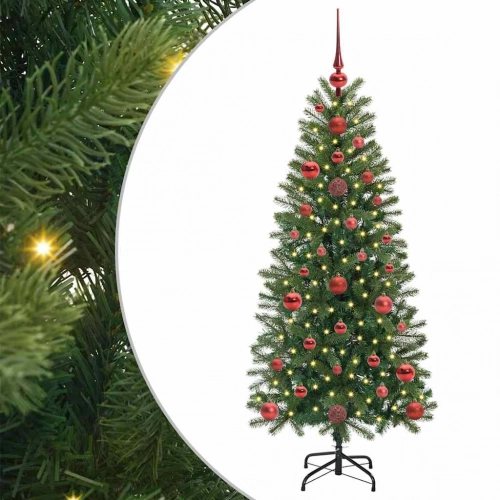 Mākslīgā Ziemassvētku Eglīte Su 150 Led Zaļa 120 Cm Pe Un Pvc Vidaxl
