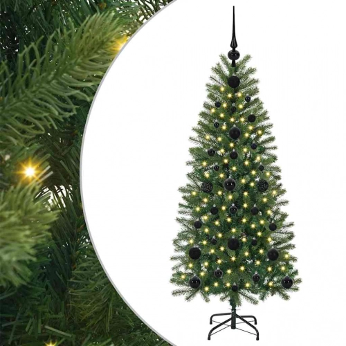 Mākslīgā Ziemassvētku Eglīte Su 150 Led Zaļa 120 Cm Pe Un Pvc Vidaxl