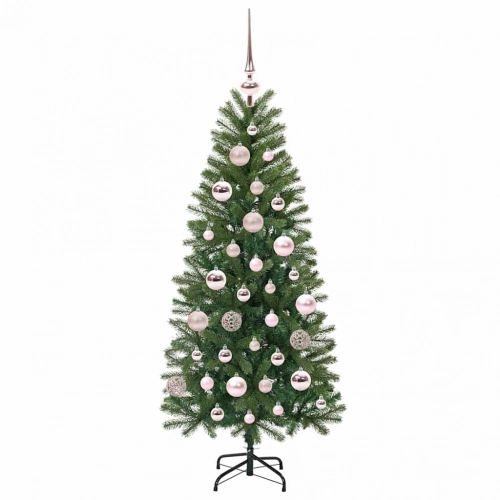 Mākslīgā Ziemassvētku Eglīte Su 150 Led Zaļa 120 Cm Pe Un Pvc Vidaxl