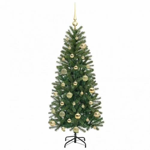 Mākslīgā Ziemassvētku Eglīte Su 150 Led Zaļa 120 Cm Pe Un Pvc Vidaxl