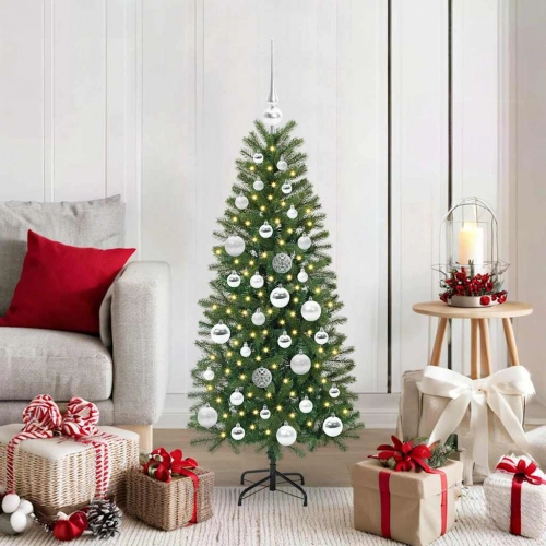 Mākslīgā Ziemassvētku Eglīte Su 150 Led Zaļa 120 Cm Pe Un Pvc Vidaxl