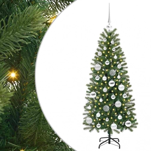 Mākslīgā Ziemassvētku Eglīte Su 150 Led Zaļa 120 Cm Pe Un Pvc Vidaxl