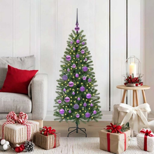 Mākslīgā Ziemassvētku Eglīte Su 150 Led Zaļa 120 Cm Pe Un Pvc Vidaxl