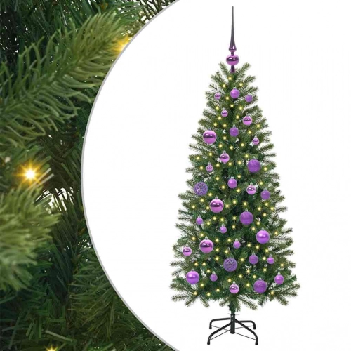 Mākslīgā Ziemassvētku Eglīte Su 150 Led Zaļa 120 Cm Pe Un Pvc Vidaxl