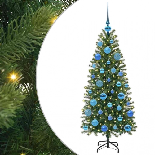 Mākslīgā Ziemassvētku Eglīte Su 150 Led Zaļa 120 Cm Pe Un Pvc Vidaxl