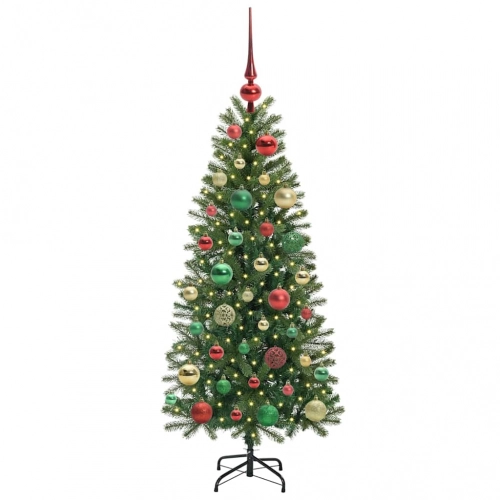Mākslīgā Ziemassvētku Eglīte Su 150 Led Zaļa 120 Cm Pe Un Pvc Vidaxl