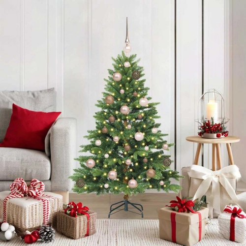 Mākslīgā Ziemassvētku Eglīte Su 150 Led Zaļa 120 Cm Pe Un Pvc Vidaxl