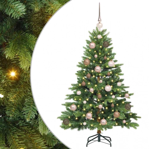 Mākslīgā Ziemassvētku Eglīte Su 150 Led Zaļa 120 Cm Pe Un Pvc Vidaxl