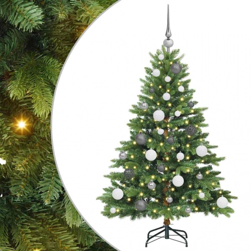 Mākslīgā Ziemassvētku Eglīte Su 150 Led Zaļa 120 Cm Pe Un Pvc Vidaxl