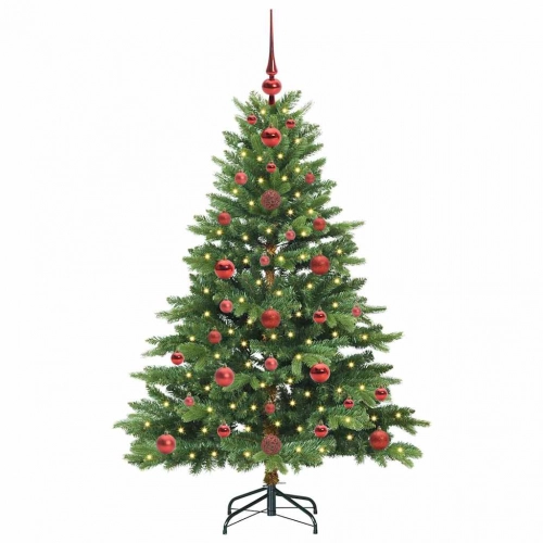Mākslīgā Ziemassvētku Eglīte Su 150 Led Zaļa 120 Cm Pe Un Pvc Vidaxl