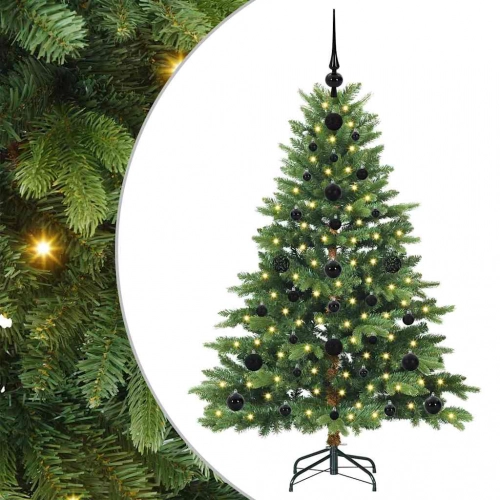 Mākslīgā Ziemassvētku Eglīte Su 150 Led Zaļa 120 Cm Pe Un Pvc Vidaxl