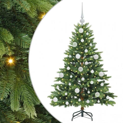 Mākslīgā Ziemassvētku Eglīte Su 150 Led Zaļa 120 Cm Pe Un Pvc Vidaxl
