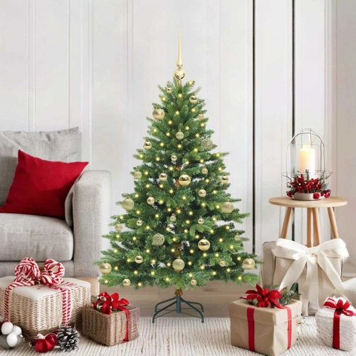 Mākslīgā Ziemassvētku Eglīte Su 150 Led Zaļa 120 Cm Pe Un Pvc Vidaxl