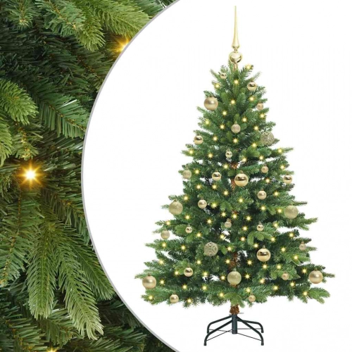 Mākslīgā Ziemassvētku Eglīte Su 150 Led Zaļa 120 Cm Pe Un Pvc Vidaxl