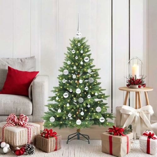 Mākslīgā Ziemassvētku Eglīte Su 150 Led Zaļa 120 Cm Pe Un Pvc Vidaxl